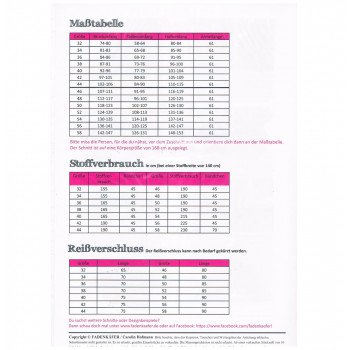 Schnittmuster Fadenkäfer Sweatjacke Damen