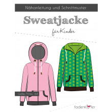 Schnittmuster Fadenkäfer Sweatjacke Kinder