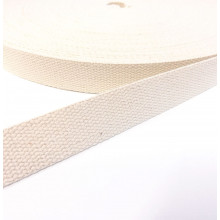 Gurtband 30 mm natur