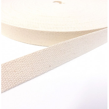 Gurtband 30 mm natur