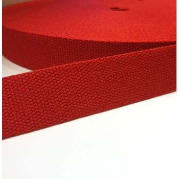 Gurtband 40 mm rot
