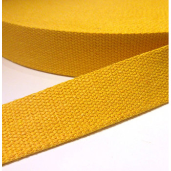 Gurtband 40 mm gelb