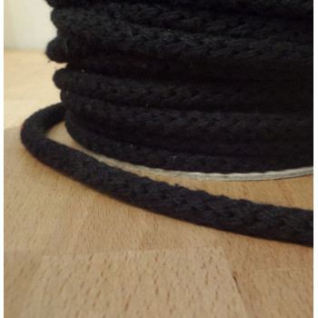 Kordel 8 mm schwarz