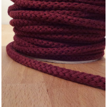 Kordel 8 mm weinrot
