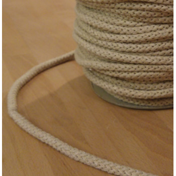 Kordel 8 mm beige