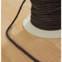 Kordel 4 mm dunkelbraun