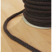 Kordel 8 mm dunkelbraun