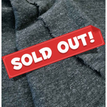 Reststück 62 cm Walk Merinowolle/Hanf anthrazit