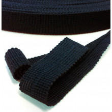 Wollborte/Tresse schwarz
