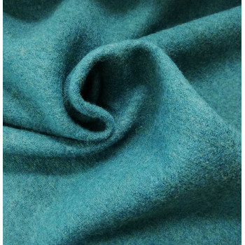 Wollwalk petrol meliert