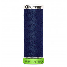 Nähgarn rPET 100 m - blue navy 011