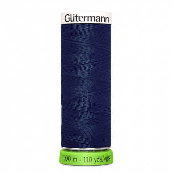 Nähgarn rPET 100 m - blue navy 011