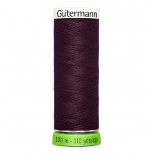Nähgarn rPET 100 m - aubergine 130