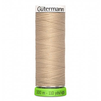 Nähgarn rPET 100 m - beige 186