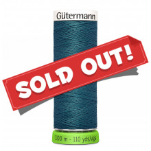 Nähgarn rPET 100 m - petrolgrün 223