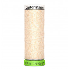 Nähgarn rPET 100 m - naturweiß 414