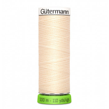 Nähgarn rPET 100 m - naturweiß 414