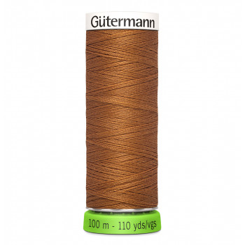 Nähgarn rPET 100 m - lederbraun 448