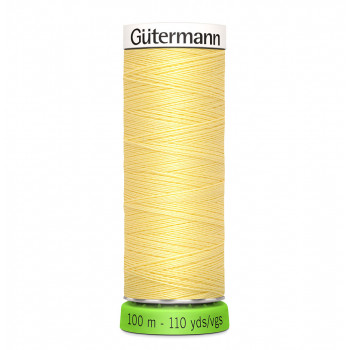 Nähgarn rPET 100 m - yellow cream 578