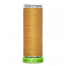 Nähgarn rPET 100 m - goldbraun 968
