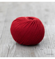 Soft Merino Wolle cherry red