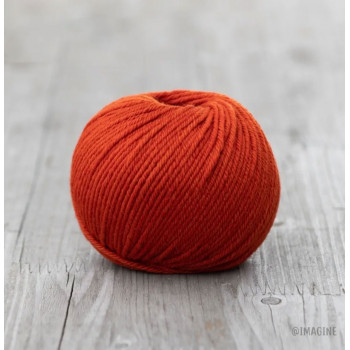 Soft Merino Wolle rosti orange 06
