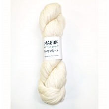 Baby Alpaca Wolle natural white - 100