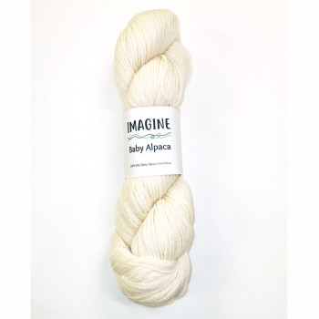 Baby Alpaca Wolle natural white - 100