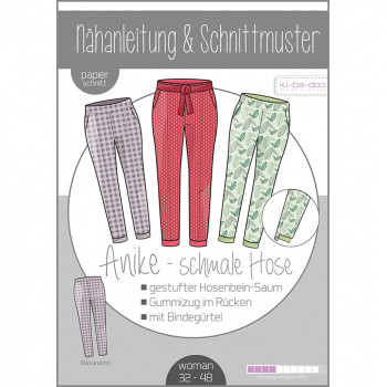 Schnittmuster Kibadoo Damenhose Anike