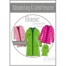 Schnittmuster Kibadoo Basic-Strickmantel Kinder