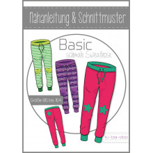 Schnittmuster Kibadoo Basic-Sweathose Kinder