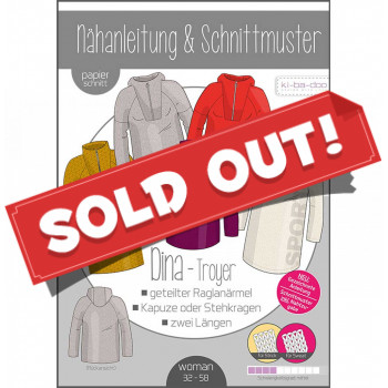 Schnittmuster Kibadoo Sweatshirt/Troyer Dina Damen