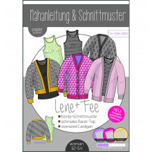 Schnittmuster Kibadoo Top/Cardigan Lene + Fee