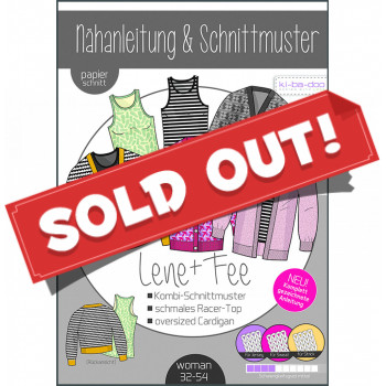 Schnittmuster Kibadoo Top/Cardigan Lene + Fee