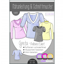 Schnittmuster Kibadoo Damen-Shirt/Pulli Greta