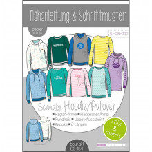 Schnittmuster Kibadoo Mix&Match Sweater/Hoodie Kinder