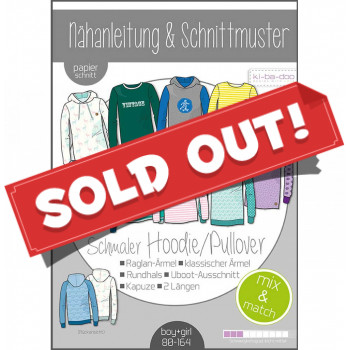 Schnittmuster Kibadoo Mix&Match Sweater/Hoodie Kinder