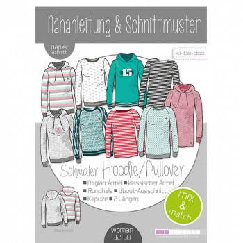 Schnittmuster Kibadoo Mix&Match Sweater/Hoodie Damen