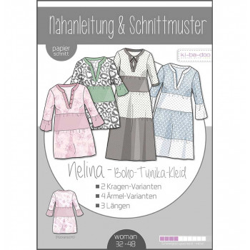 Schnittmuster Kibadoo Boho-Kleid Nelina