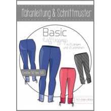 Schnittmuster Kibadoo Basic-Raffleggings Damen
