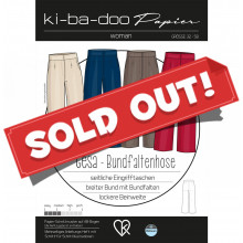 Schnittmuster Kibadoo Bundfaltenhose Gesa