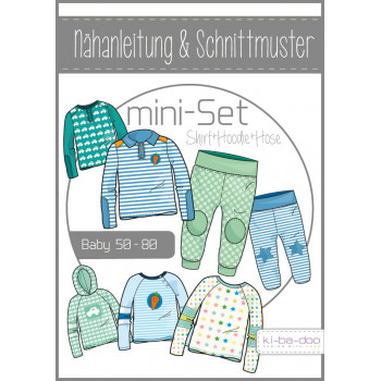 Schnittmuster Kibadoo Mini-Babyset Buben