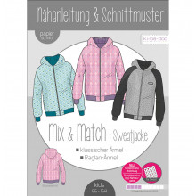 Schnittmuster Kibadoo Mix&Match Sweatjacke Kinder
