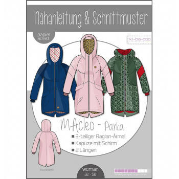 Schnittmuster Kibadoo Parka MACleo