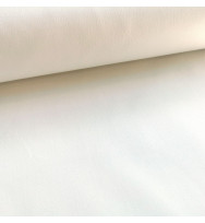 Reststück 51 cm Stretch-Gabardine weiß