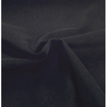Stretch-Velour schwarz