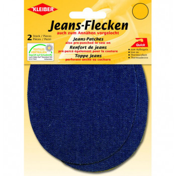 Jeans-Flecken dunkelblau