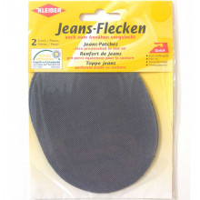 Jeans-Flecken grau