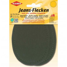 Jeans-Flecken oliv