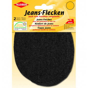 Jeans-Flecken schwarz